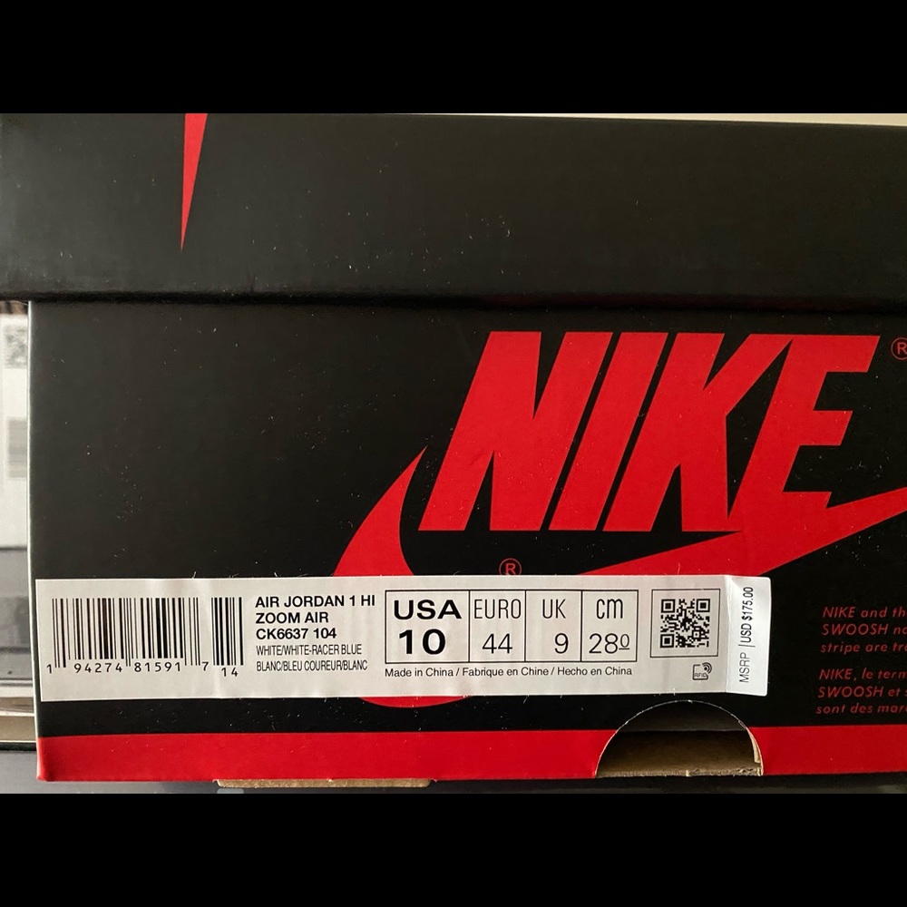 Nike Air Jordan shoes US size 10 - Brand new
